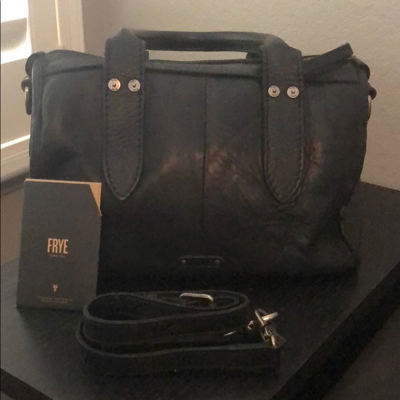 Frye Handbags - Frye Amy Satchel in black leather